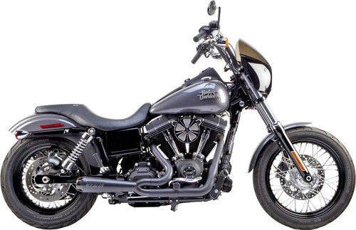 TBR COMP S 2IN1 EXHAUST DYNA BLACK
