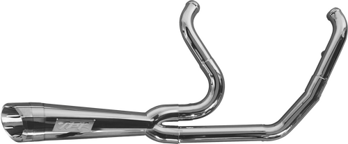 TBR COMP S 2IN1 EXHAUST TOURING M8 POLISHED W/TURNOUT