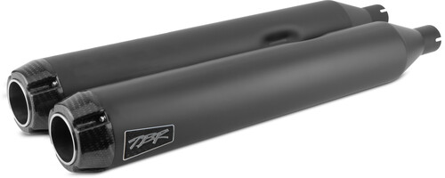 TBR COMP S SLIP-ON TOURING TC BLACK W/CF END CAP