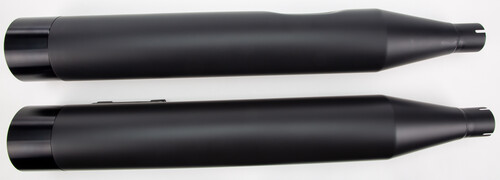 TBR COMP S SLIP-ON TOURING TC BLACK W/BLACK ALUMINUM END CAP
