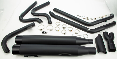 TBR COMP S 2IN1 W/GHOST TOURING M8 BLACK W/BLACK END CAP