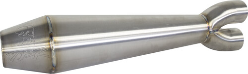 TBR COMP S 2IN1 EXHAUST FLSB/FLHC GEN 2 BRUSHED