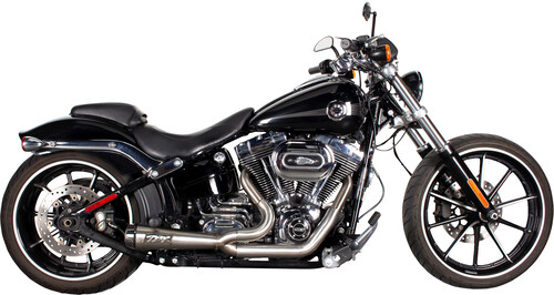TBR COMP S 2IN1 CARBON TIP 00-17 SOFTAIL STAINLESS