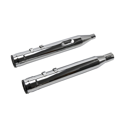 FIREBRAND GRAND PRIX MUFFLERS CHROME TOURING `17-UP