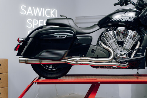SAWICKI INDIAN CHALLENGER FULL LENGTH CANNON BRUSHED SS
