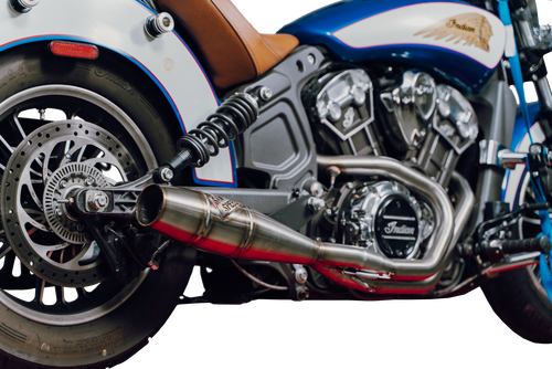SAWICKI INDIAN SCOUT MID LENGTH CANNON BRUSHED SS