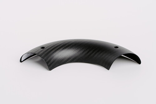 SAWICKI CURVED HEAT SHIELD CF UNIVERSAL HEAT SHIELD CURVED