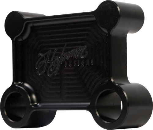 HOFMANN DESIGNS H/D BILLET PULL BACK PLATE BLACK BATWING