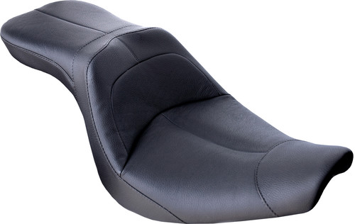 DANNY GRAY LOW IST 2-UP LEATHER SEAT FXST `06-`10, FLSTF/B `07-17