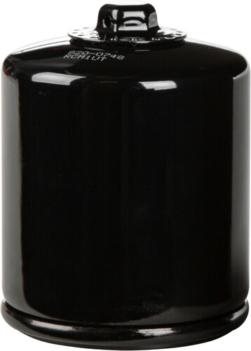 HARDDRIVE OIL FILTER M8 BLACK HEAVY DUTY W/ HEX