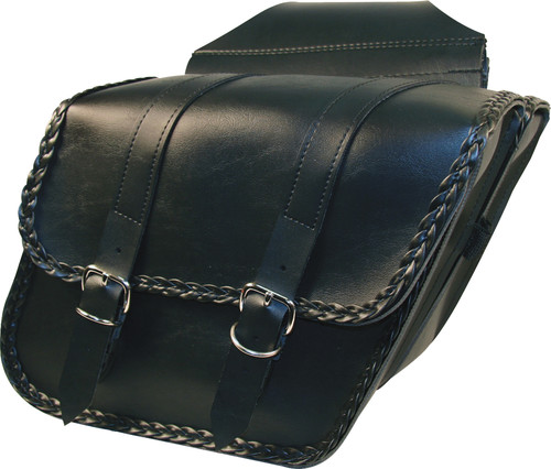 WILLIE & MAX SADDLEBAG COMPACT SLANT BRAIDED 12