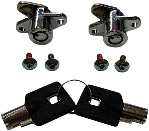 HARDDRIVE LOCK & KEY ASSEMBLY FOR HARD SADDLEBAGS
