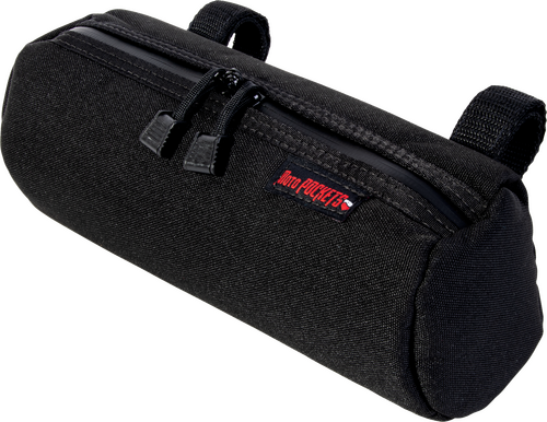 MOTO POCKETS HANDLEBAR BAG HORIZ MNT BLACK 10.5X4