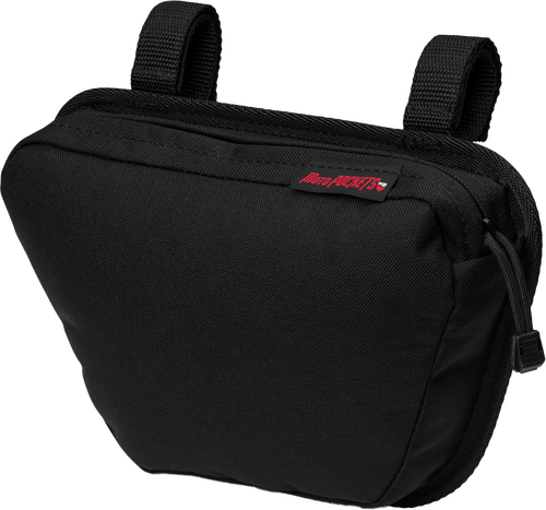 MOTO POCKETS T-BAR BAG BLACK 11X7X2