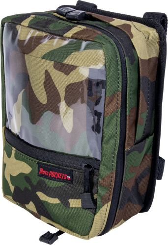 MOTO POCKETS UTILITY BAR BAG CAMO 7.5X10.5X3