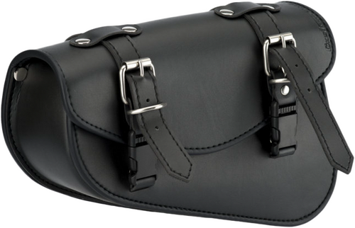 CUSTOMACCES DETROIT SADDLEBAG BLACK LEFT