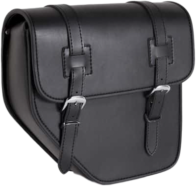 CUSTOMACCES IBIZA SADDLEBAG BLACK LEFT W/O BASE +SUPPORT