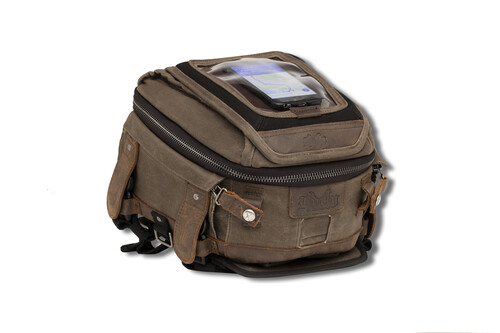 BURLY BRAND TANK TAIL BAG DARK OAK