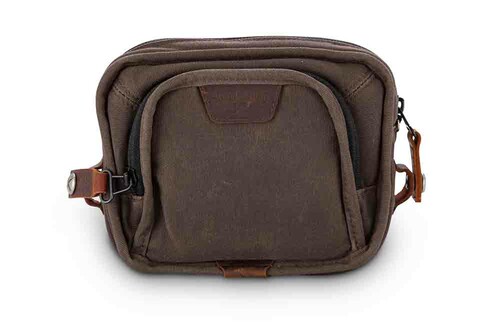 BURLY BRAND H-BAR BAG DARK OAK