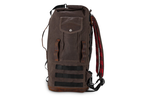BURLY BRAND SISSY BAR BAG DARK OAK