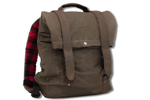 BURLY BRAND BACK PACK DARK OAK