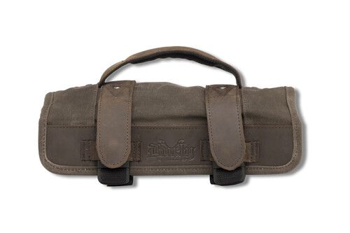 BURLY BRAND TOOL ROLL DARK OAK