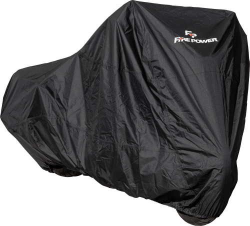 FIRE POWER ELITE SERIES BLACK MOTORCYCLE COVERS