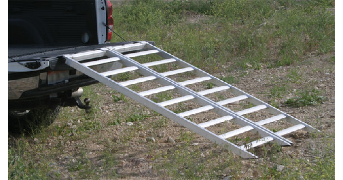 OPEN TRAIL ALUMINUM FOLDING RAMP 1500 LBS 84