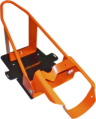 LOCK AND LOAD MOTORCYCLE COMBO FRONT CHOCK WITH REAR RATCHET TIE STRAPS
