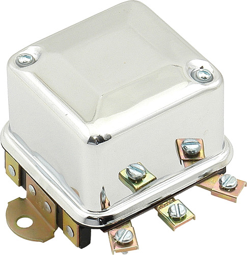 ACCEL ELECTRO-MECHANICAL VOLTAGE REGULATOR 6V CHROME