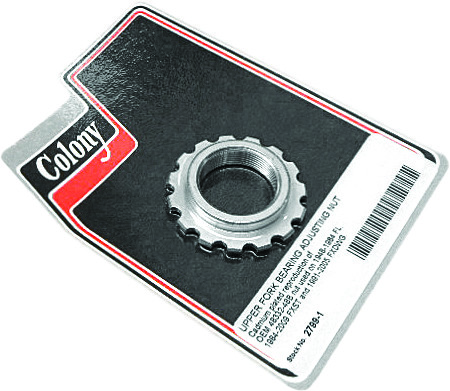COLONY MACHINE UPPER FORK BEARING ADJ KIT FXST 84-09 FXDWG 91-05