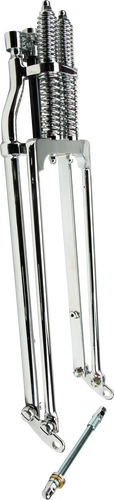HARDDRIVE SPRINGER FORK TAPERED LEG +2 CHROME