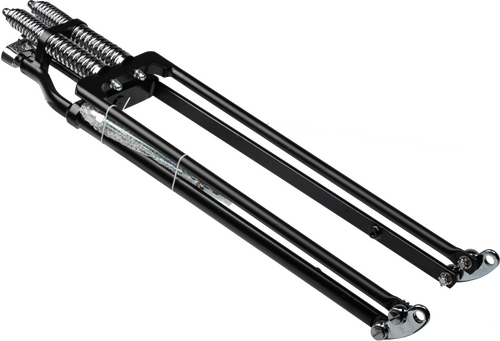 HARDDRIVE SPRINGER FORK TAPERED LEG +8 BLACK