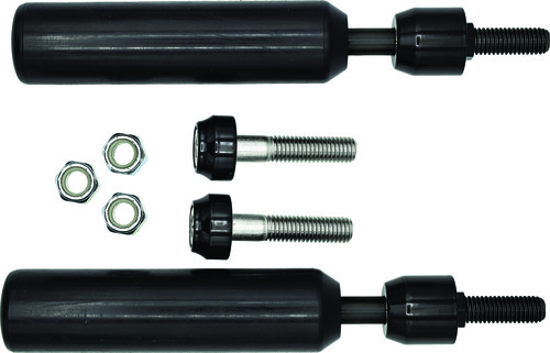 SANTORO FABWORX SHOCK MOUNT SLIDERS BLACK DYNA 09-17