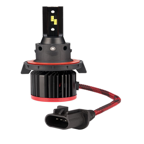 PATHFINDER H13 FAN HEATSINK HEADLIGHT HIGH PERFORMANCE TRI-LED BULB