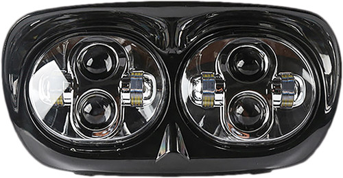 PATHFINDER ROAD GLIDE LED HEADLIGHT `04-13 BLACK