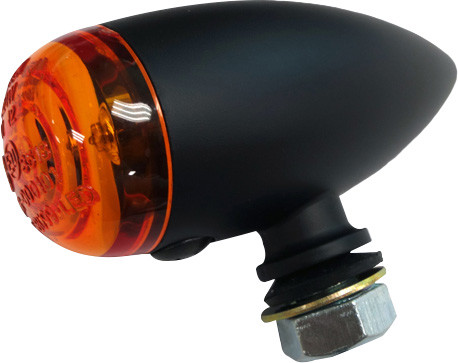 HARDDRIVE LED BULLET MARKER LIGHT BLACK W/RED LENS