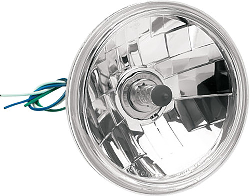 HARDDRIVE HD HEADLIGHT INSERT 5-3/4 H4 CLEAR
