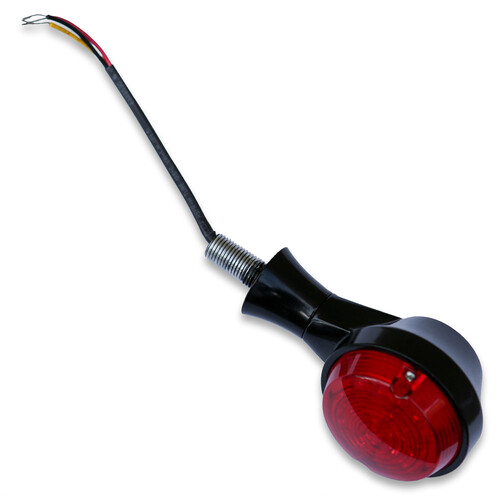 BURLY BRAND LED TURN SIGNAL RED UNIV BLACK PR