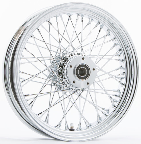 HARDDRIVE FR 60-SPK DD CHROME 16X3.5 WIDE-HUB 3/4