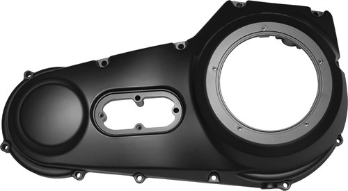 HARDDRIVE OUTER PRIMARY COVER SAT BLACK FITS 99-06 SOFTAIL & 99-05 FXD