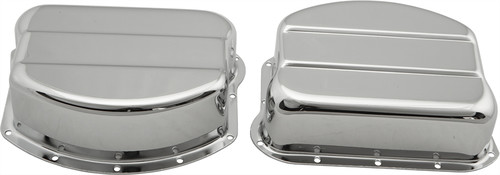 HARDDRIVE ROCKER COVER KIT PANHEAD 48-65 CHROME PAIR