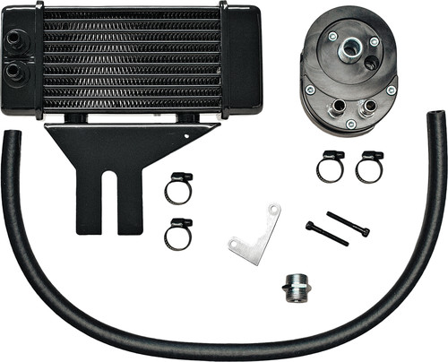 JAGG LOWMOUNT 10-ROW OIL COOLER BLACK