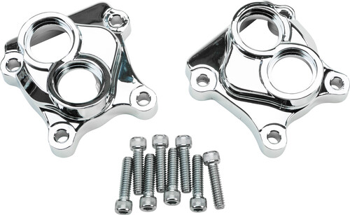 HARDDRIVE TWIN CAM TAPPET COVER SET CHROME