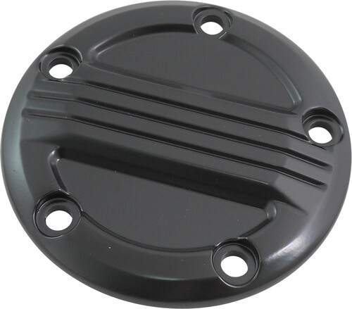 HARDDRIVE CUSTOM POINTS COVER BLACK TWIN CAMS 99-17