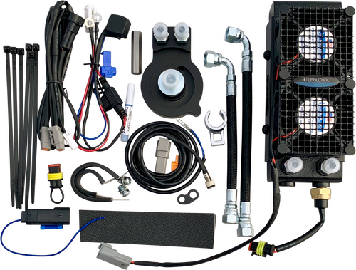 ULTRACOOL OIL COOLER M8 TOURING `17-23 (CHOPPED GUARD)