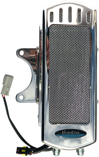 ULTRACOOL SIDE MOUNT OIL COOLER M8 TOURING `17-23  CHROME