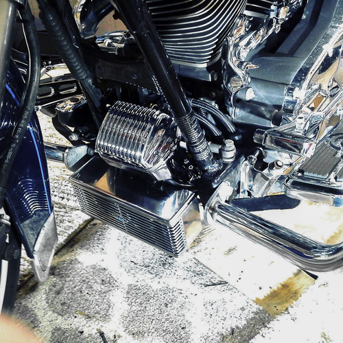 ULTRACOOL FRONT MOUNT OIL COOLER TC TOURING `09-16  CHROME